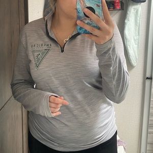 American fighter pull over half zip